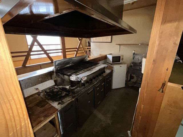 【キッチン】 | 【店舗】大仙市大曲丸の内町 大曲駅西口徒歩7分、居酒屋店舗の居抜き物件 飲食店街立地