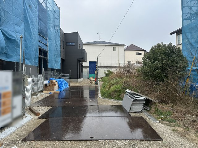 明石市太寺天王町新築戸建４号棟の前面道路含む現地写真|2025年11月22日撮影