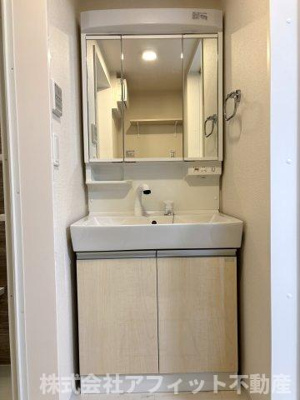 【洗面所】 | ハレカピリナ新涯 | 洗髪洗面化粧台