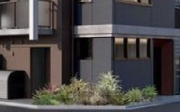 グローリオシェルト新宿山吹町のエントランス