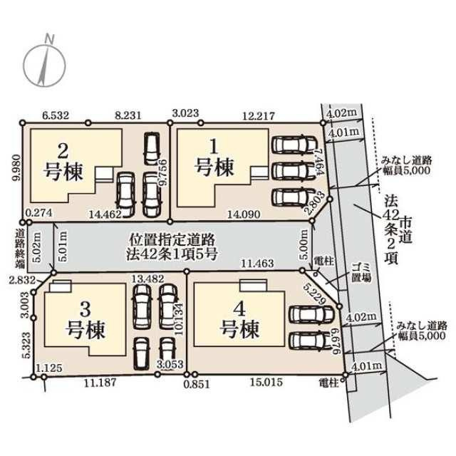 小倉南区中曽根第11の区画図| 