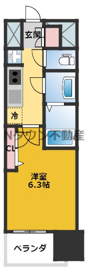 【間取り】 | メイクス矢場町 | 間取りです。
