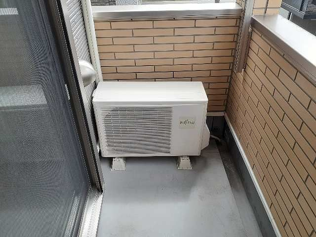 カルム　ユイットのバルコニー|陽当たり良好なバルコニーです