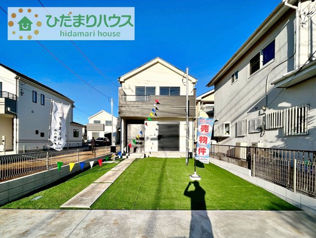 【庭】 | 土浦市右籾2448番　新築戸建　D号棟 | 家族みんなで広～いお庭でバーベキューが楽しめます(^^♪