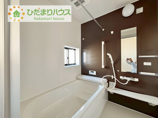 【浴室】 | 土浦市右籾2448番　新築戸建　D号棟 | くつろぎのバスルームはゆったりリラックスできる1坪タイプ♪