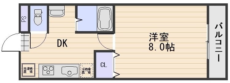 ピア大元駅前の間取り