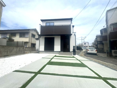 【外観】 | GRAFARE堺市堀上緑町3期 | 限定1棟！長期優良住宅／耐震構造／住宅性能評価W取得予定。商業施設が充実した便利なロケーション！