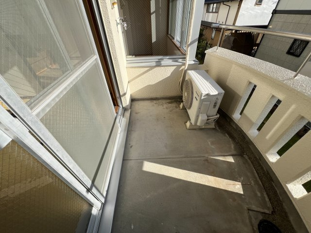岡林マンションのバルコニー
