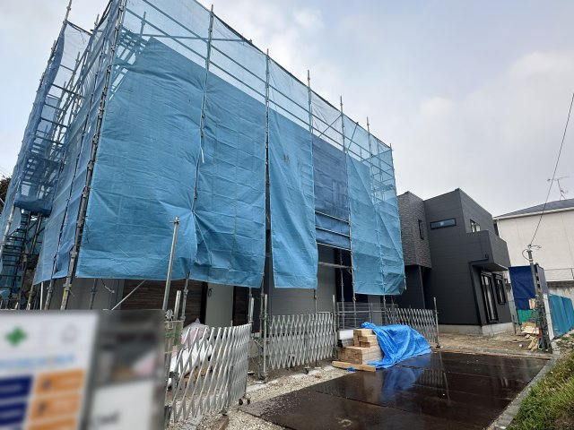 明石市太寺天王町新築戸建５号棟の前面道路含む現地写真|2025年11月22日撮影