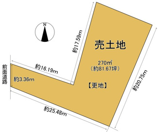 【土地図】 | 大津市二本松2　売土地