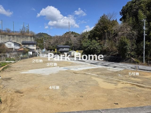高知市口細山 3号地-建築条件付き-売土地の外観|2026.3月：現況（全5区画）