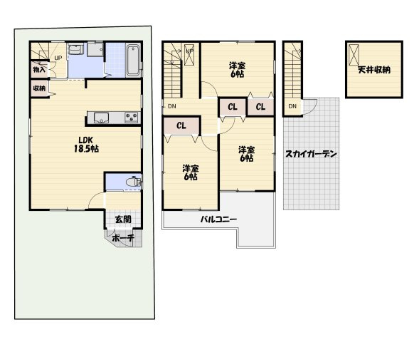 【間取り】の画像