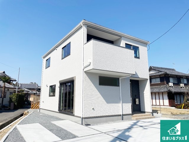 亀岡市大井町並河　第1期　新築一戸建ての外観|安心の10年保証！外観を美しく保ち、雨水で汚れを落とします！気になることがありましたら、お気軽にお問い合わせください！