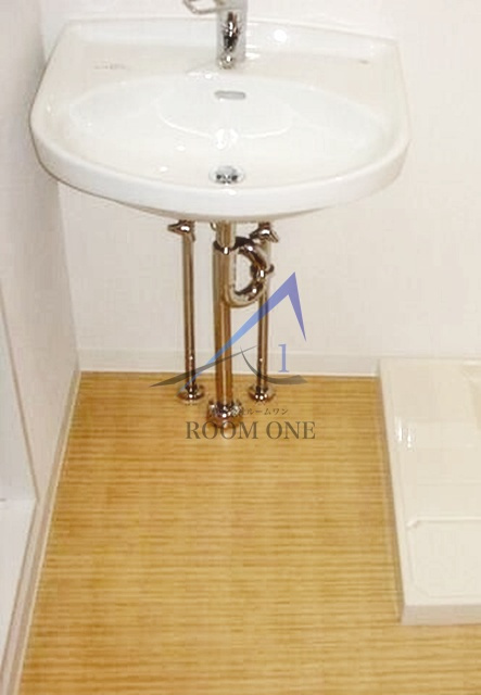 森下ツインキャッスル　Ｎ棟の洗面所|洗面台です。