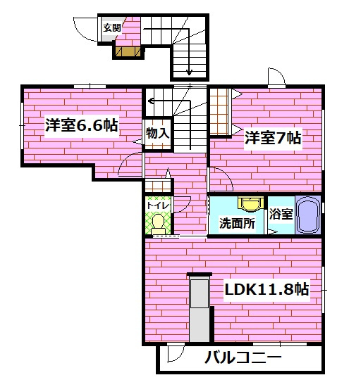 グランメールの間取り