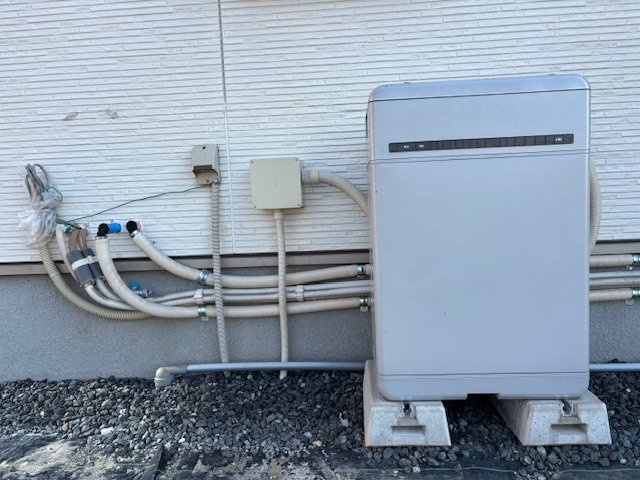 弥富市森津町蟹江走戸建の発電・温水設備|蓄電池