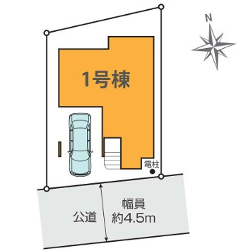 戸塚区汲沢8丁目 新築戸建 5798万円の区画図