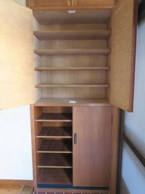 【収納】 | 笹原町1丁目貸家 | 玄関の靴箱です。ご家族が多くてもたくさん収納できます。