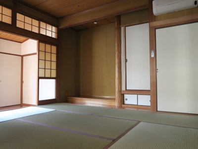 【和室】 | 笹原町1丁目貸家 | 6畳の和室です。エアコンもついています!(^^)!