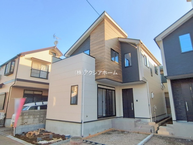 所沢市北中3丁目・全2棟　新築一戸建　1号棟の外観|現地写真（2025年12月25日撮影）