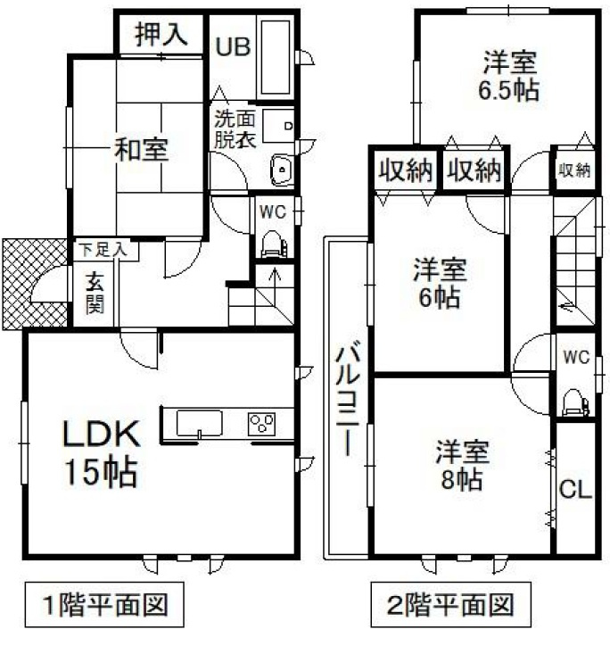 北葛飾郡松伏町　大字松伏　中古戸建のその他|間取図です