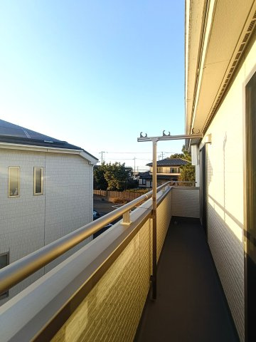 北葛飾郡松伏町　大字松伏　中古戸建のバルコニー|陽当たり良好なバルコニーです