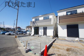【外観】 | 【仲介手数料無料！！】府中市日新町5丁目　新築戸建て（全3棟）1号棟　5290万円