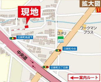 【地図】 | 【仲介手数料無料！！】府中市日新町5丁目　新築戸建て（全3棟）1号棟　5290万円 | 府中市日新町5-16-14付近