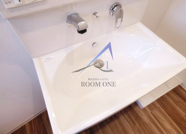 Cachette早稲田の杜の洗面所|独立洗面台です。