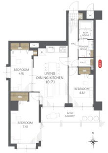 【間取り】サンリット大袋 