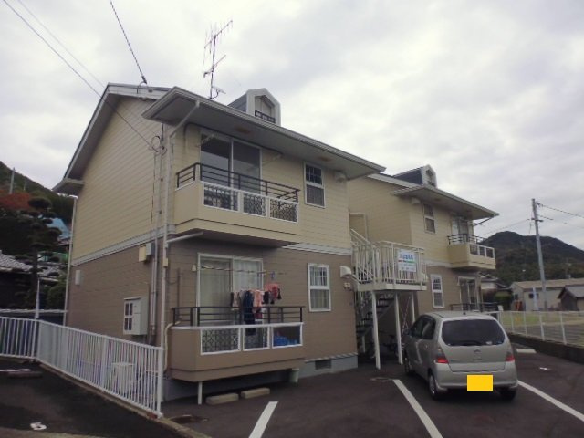 倉敷市児島田の口３丁目のアパートの外観