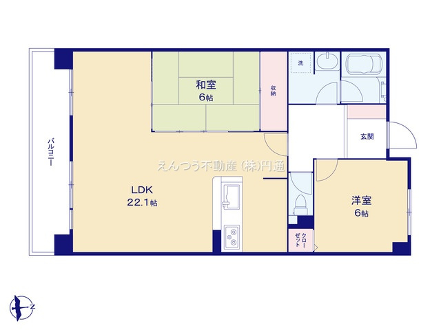 レインボー苗場の間取り