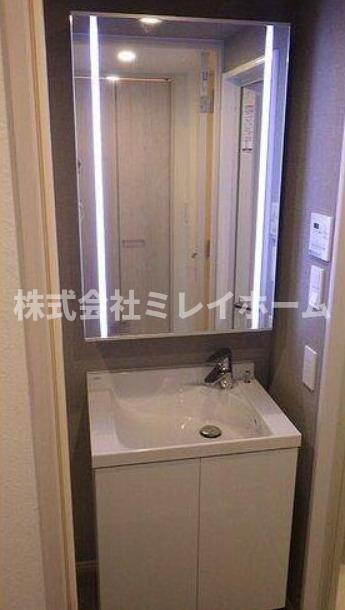 クラリティア池上の洗面所