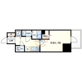 【間取り】 | Metrosa谷町六丁目North | Metrosa谷町六丁目North　間取り