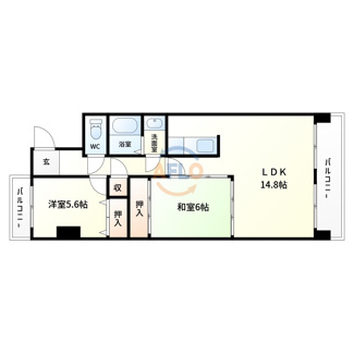 【間取り】 | アーデンコート西長堀 | アーデンコート西長堀　間取り