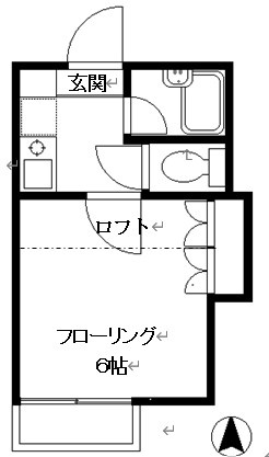 ハイツアドレサントの間取り