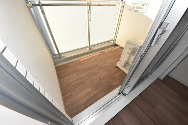 レオンコンフォート難波リオのバルコニー