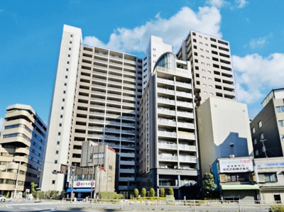 【外観】 | 東京ビューマークス | 平成15年築。ペットの飼育可能マンションです。総戸数：258戸のビッグコミュニティ。日比谷線「三ノ輪駅」徒歩5分のロケーション。