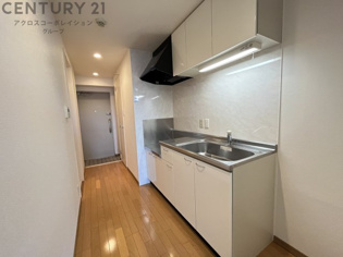 壁付けキッチンでスペースを有効活用できます！