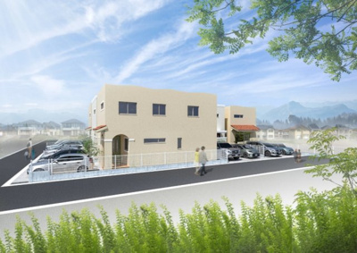 【外観パース】 | 嘉手納屋良Ⅱ（全5棟）4号棟 | 外観パースです