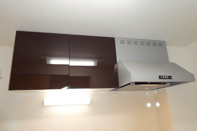 アンジュラピスのキッチン|キッチン上収納