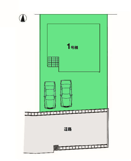 【区画図】 | アーバンスタイル前橋市上新田町1期ー① | フレッセイやカワチまで1Km圏内とお買い物便利！