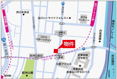 【地図】 | カスタリアタワー品川シーサイド