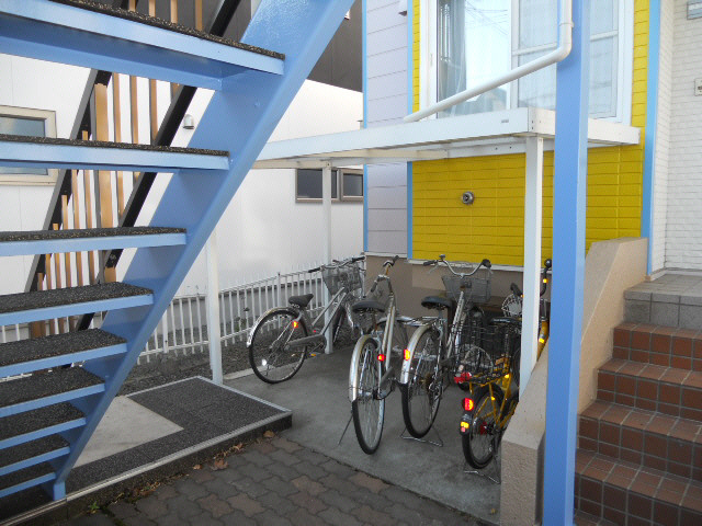 ハイツあわのⅡの駐車場