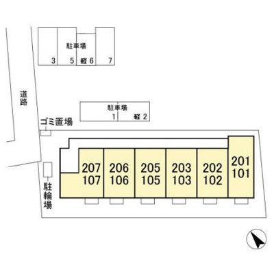 【区画図】 | Villa Hermitage Court