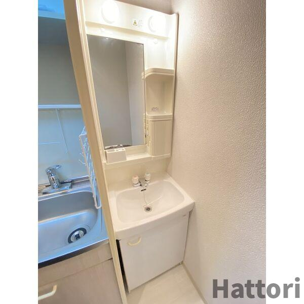 新梅田プライムの洗面所