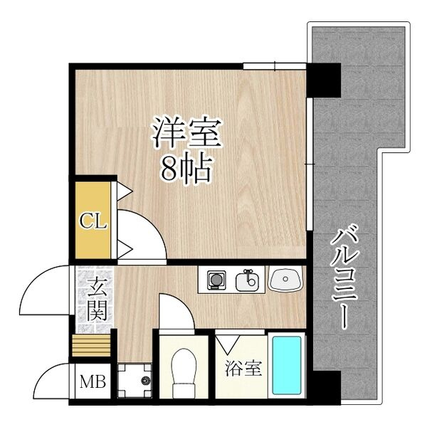 新梅田プライムの間取り