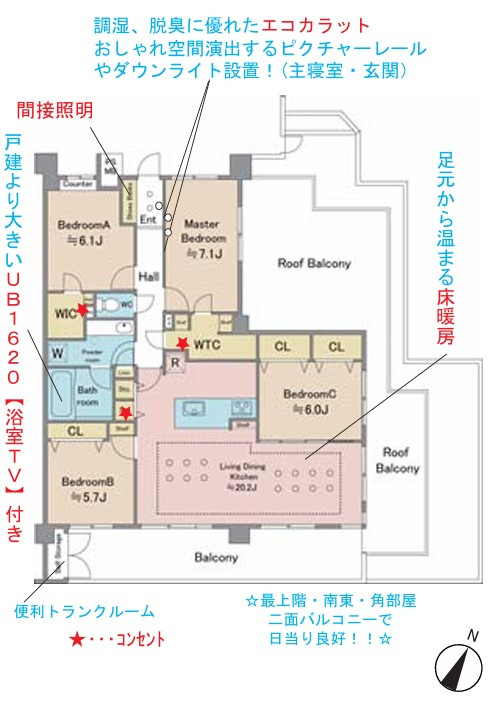 レクセルプラッツァ五反野の間取り|ドキドキの新生活も、安心してスタート。ぴったりの住まいを見つけませんか？クランディアが一緒に住まい選びをサポートします‼　まずは、お気軽にお問合せください　＃クランディア