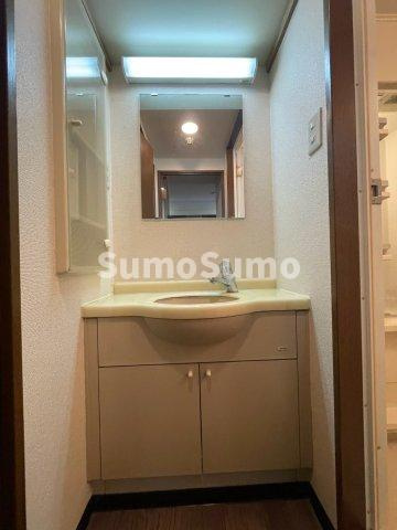 メゾン・ド・ヴィレ　須磨の洗面所|脱衣スペースもあります