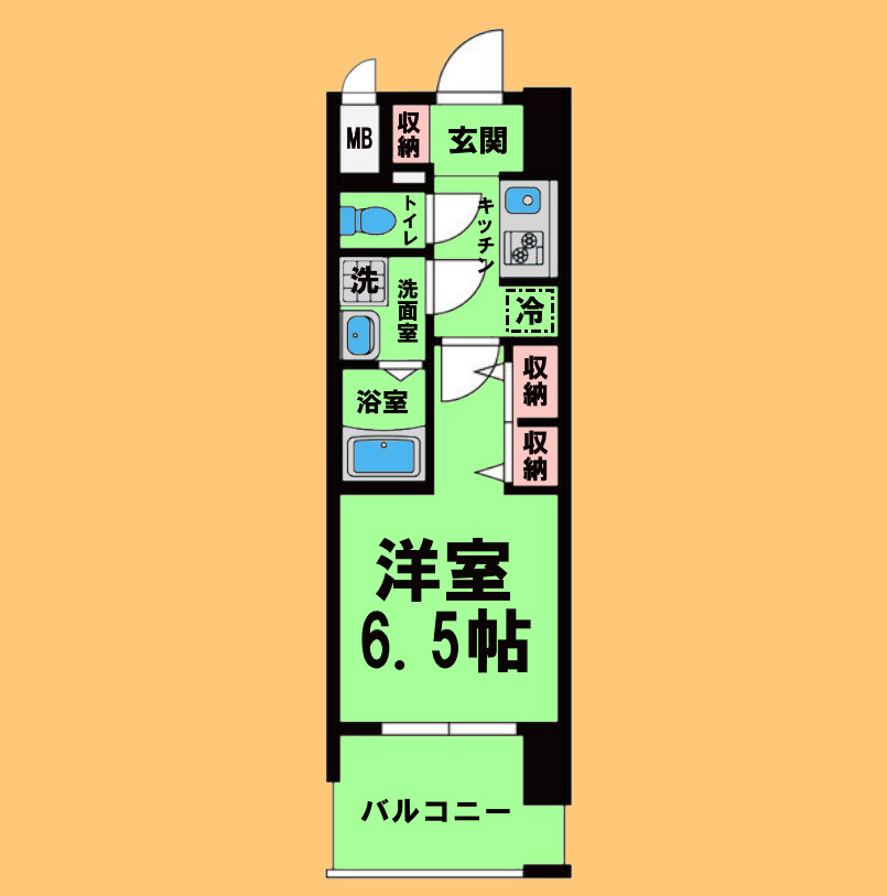 CREST TAPP平安通の間取り